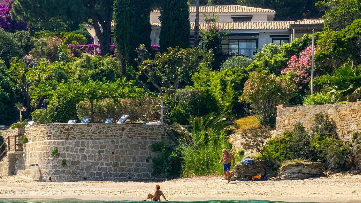 La Gandula depuis la plage